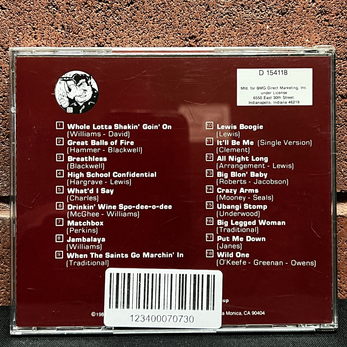 Used CD: Jerry Lee Lewis "18 Original Sun Greatest Hits" CD