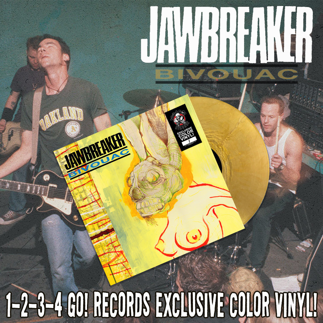 Jawbreaker "Bivouac" LP (1-2-3-4 Go! Records Exclusive Metallic Gold vinyl!)