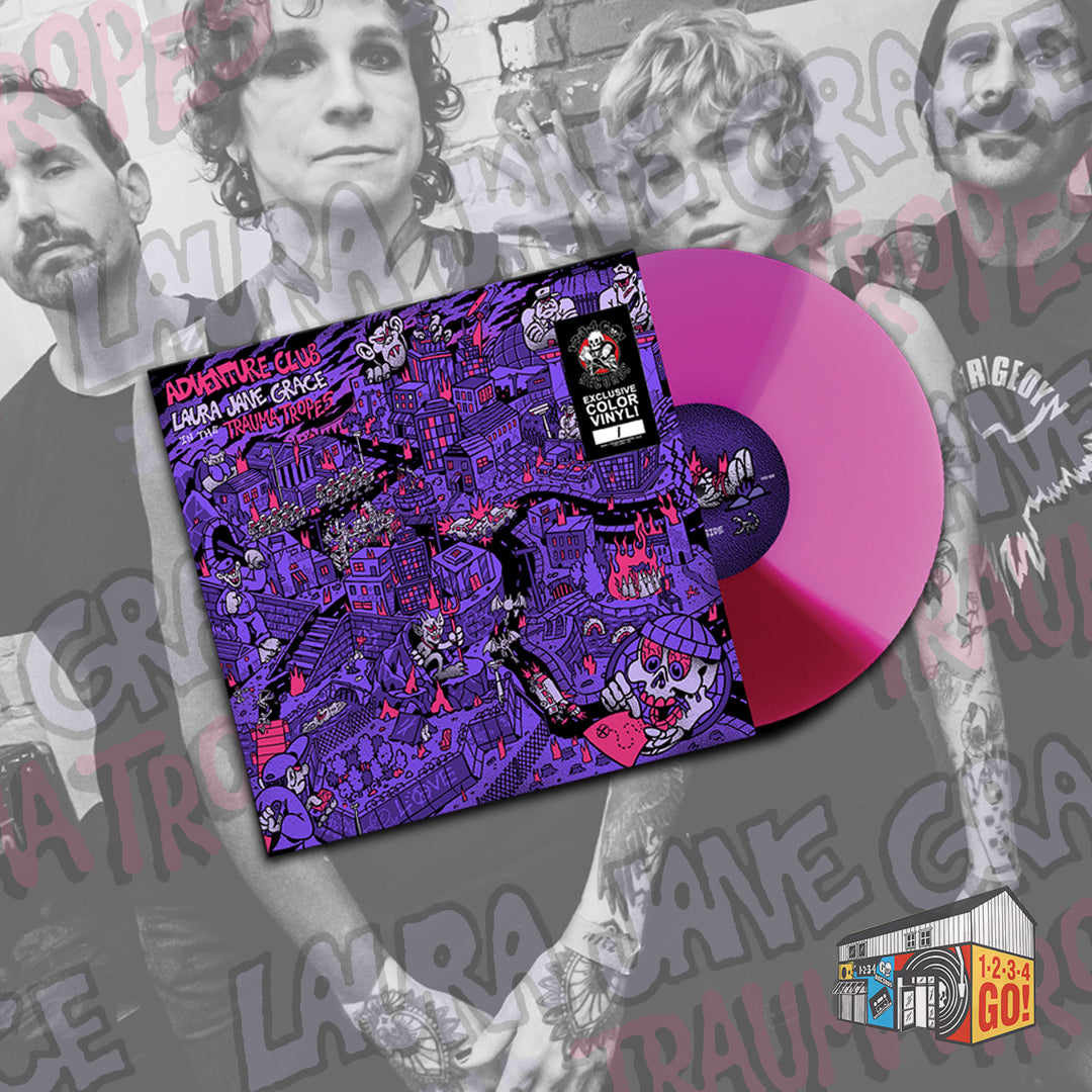 Laura Jane Grace "Adventure Club" LP (1-2-3-4 Go! Records Exclusive Tri-Color Vinyl)