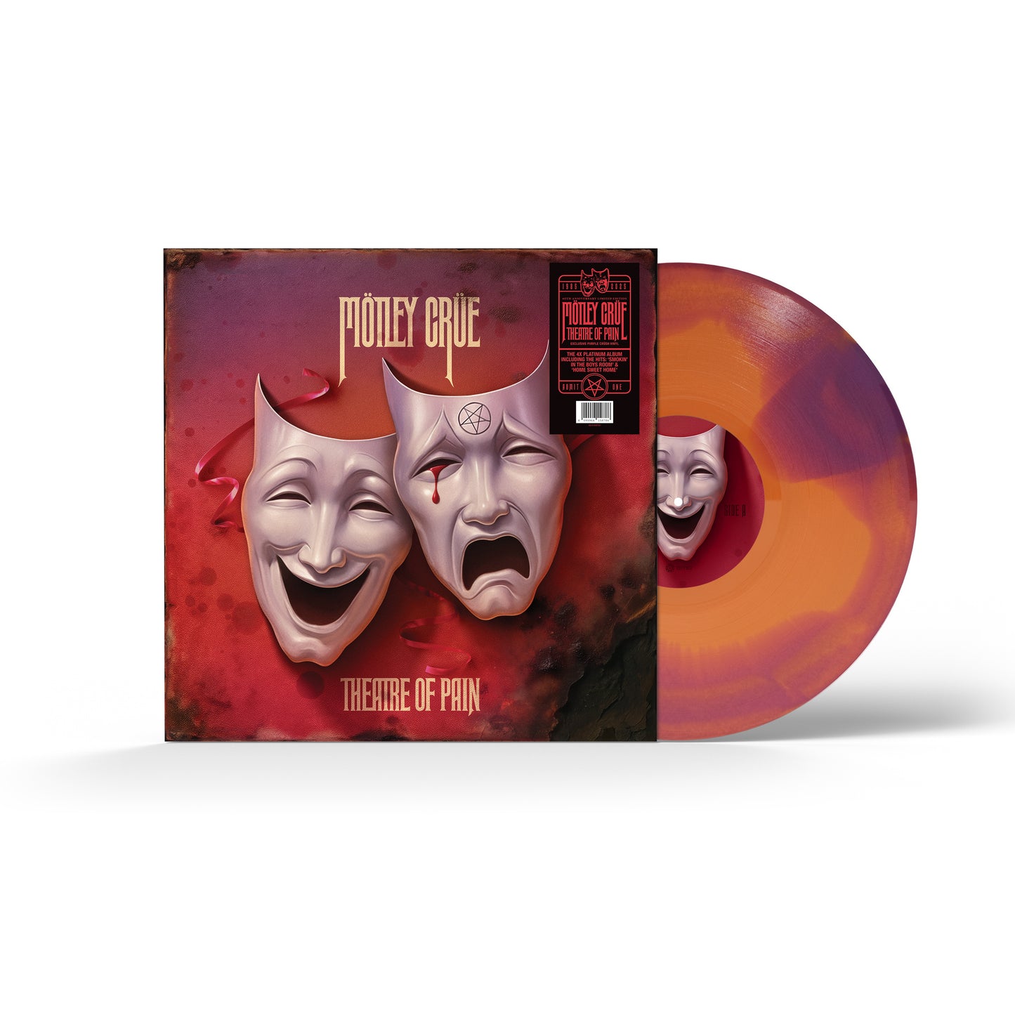 Motley Crue "Theatre of Pain (40th Anniversary)" LP (Purple Crush Color Vinyl)