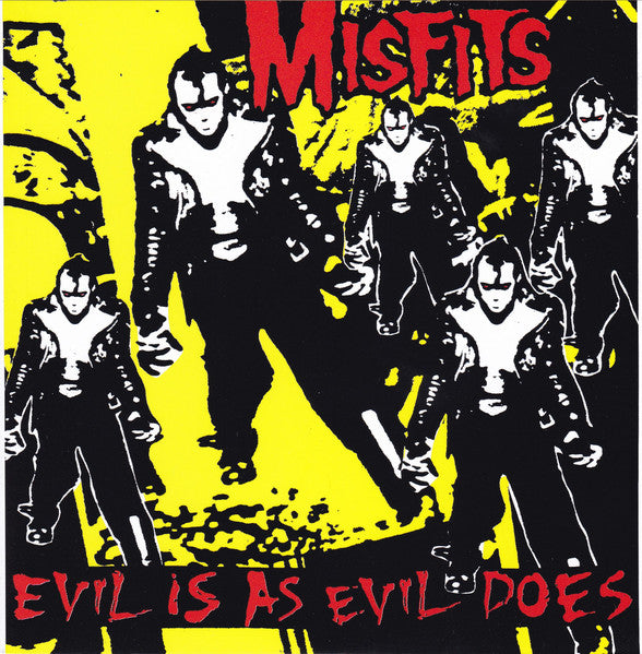 Used Vinyl: The Misfits "Evil Is As Evil Does (Hitsville, NJ 12/25/81)" 7" (2025 Press)