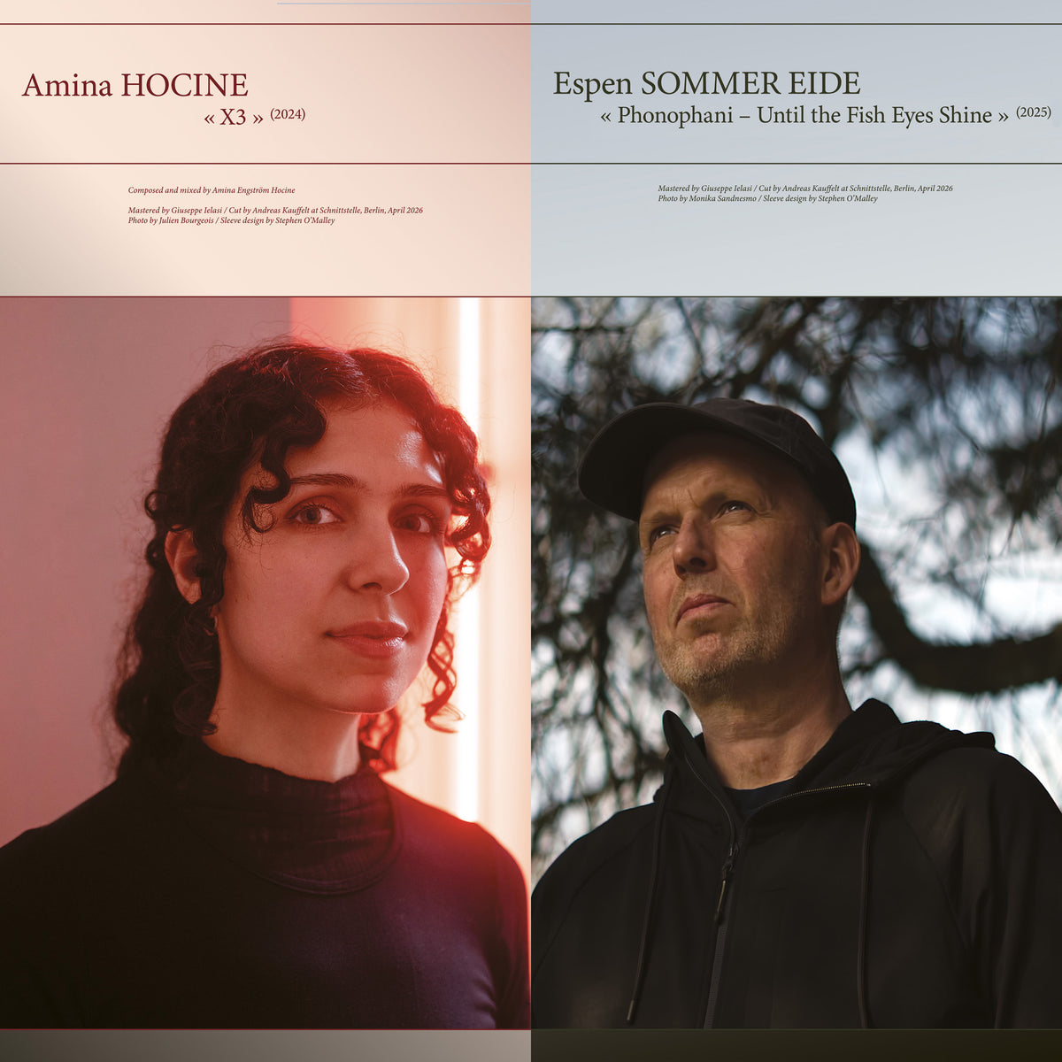 PRE-ORDER: Amina Hocine/Espen Sommer "X3/Until the Fish Eyes Shine" LP