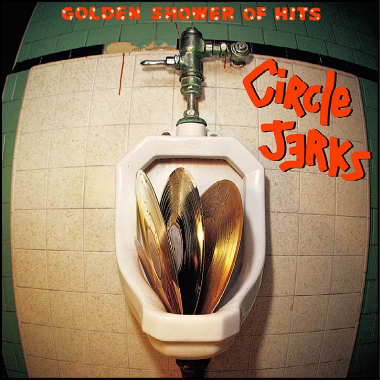 Circle Jerks "Golden Shower Of Hits" LP (Blue Vinyl)