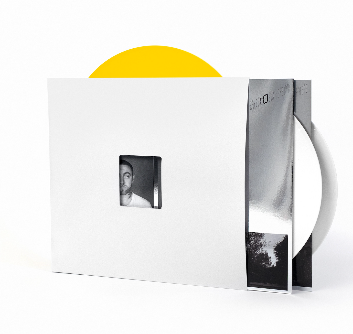 Mac Miller "GO:OD AM (10 Year Anniversary)" 3xLP (White (disc 1 & 2) & Yellow (disc 3) Vinyl)