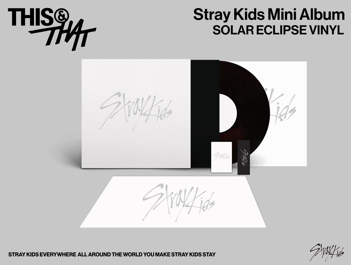 PRE-ORDER: Stray Kids "THIS & THAT" LP ("Solar Eclipse" Vinyl)
