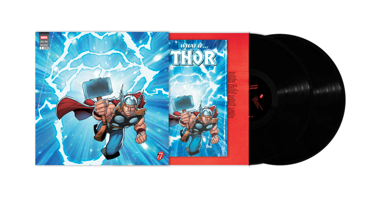 The Rolling Stones "Foreign Tongues (Marvel Collector's Series)" 2xLP (Thor Variant + Comic Book)
