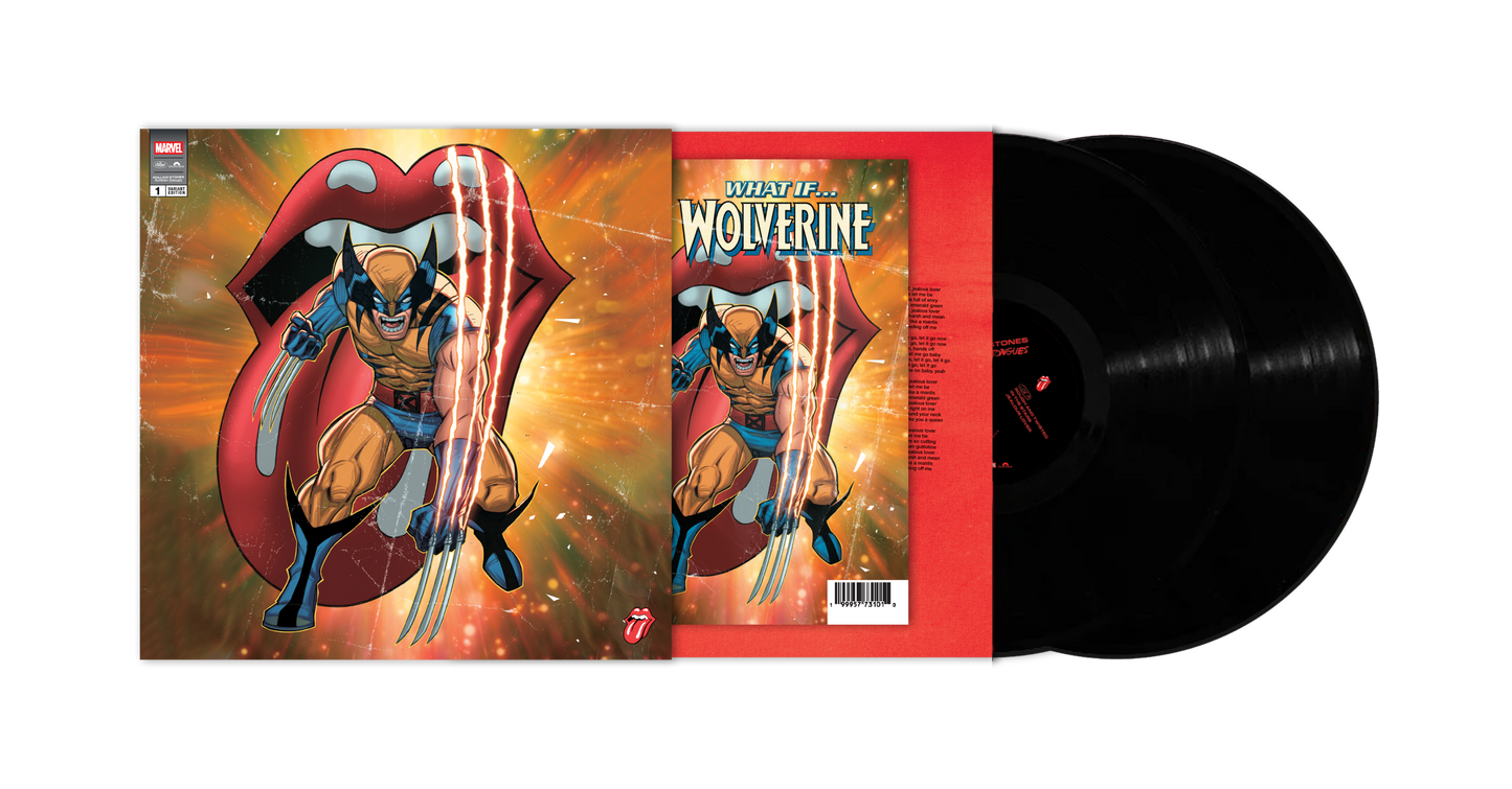 The Rolling Stones "Foreign Tongues (Marvel Collector's Series)" 2xLP (Wolverine Variant + Comic Book)
