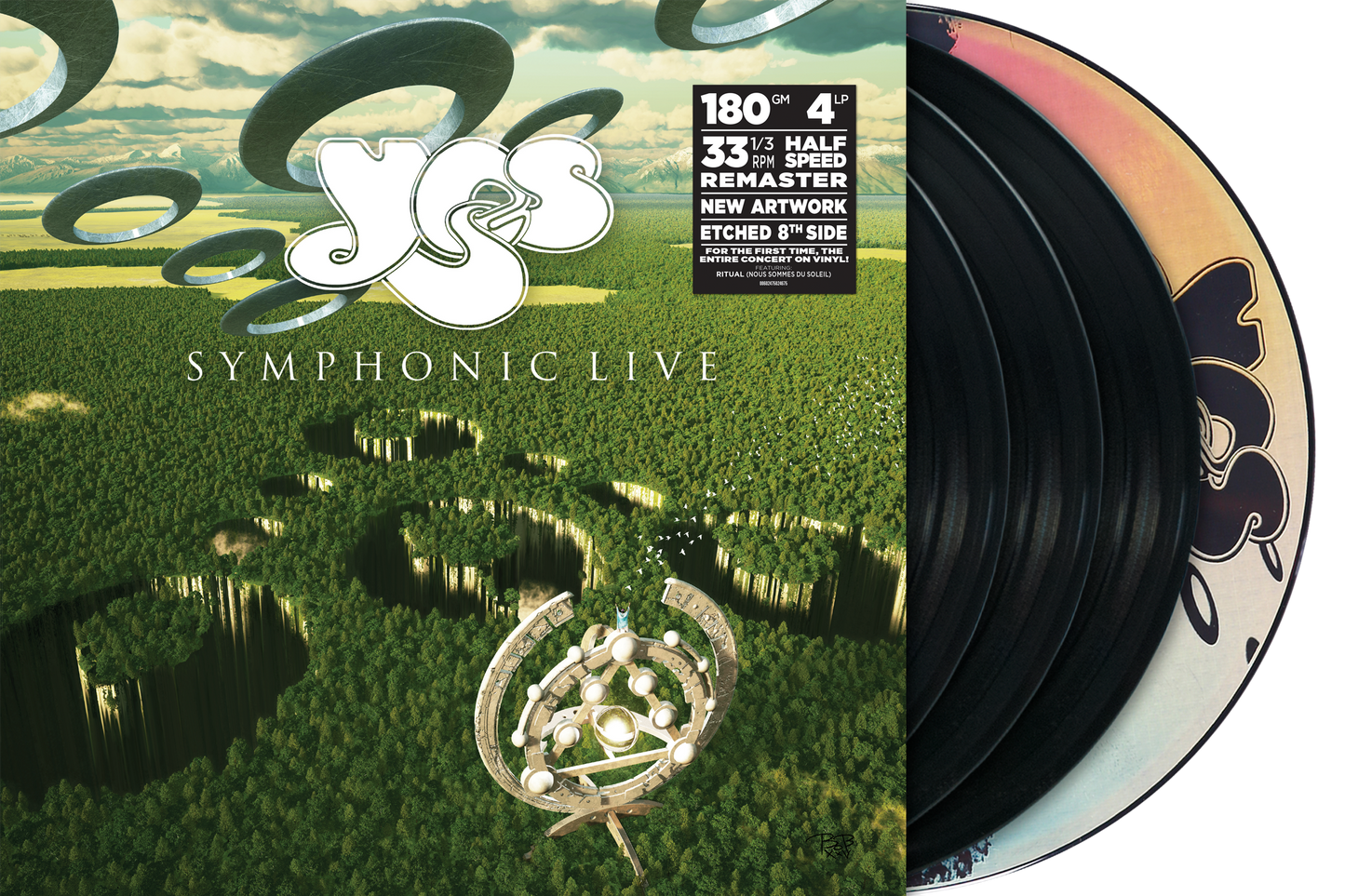 PRE-ORDER: Yes "Symphonic Live" 4xLP Box Set (180g Half-Speed Mastered Vinyl)