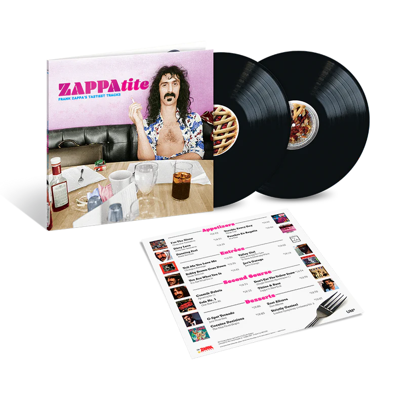 PRE-ORDER: Frank Zappa "ZAPPAtite: Frank Zappa's Tastiest Tracks" 2xLP