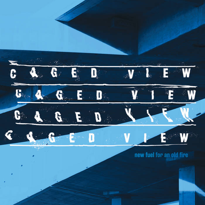 Caged View "New Fuel For An Old Fire" LP (Blue w/ Orange Splatter)