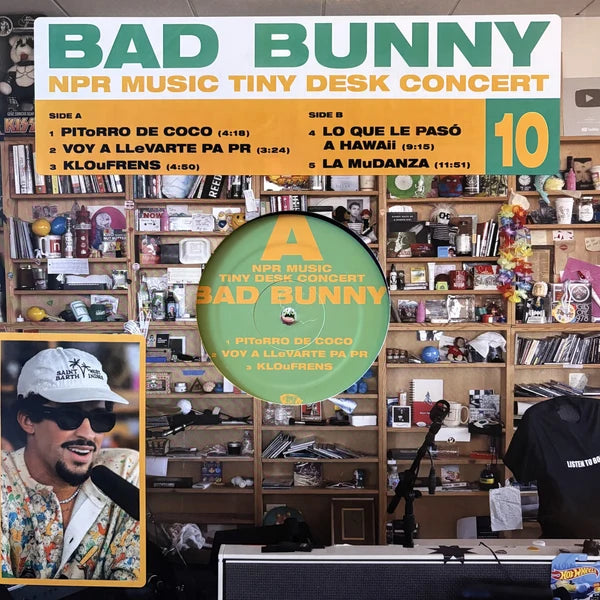 Used Vinyl: Bad Bunny "NPR Music Tiny Desk Concert" LP (Color Vinyl)