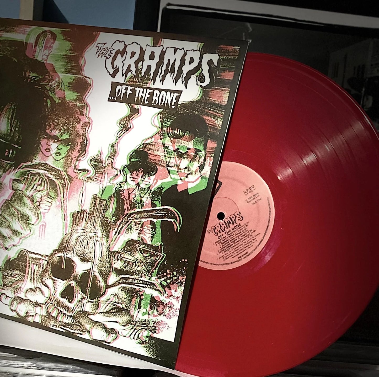 Used Vinyl: The Cramps "Off The Bone" LP (2025 Press Red Vinyl)