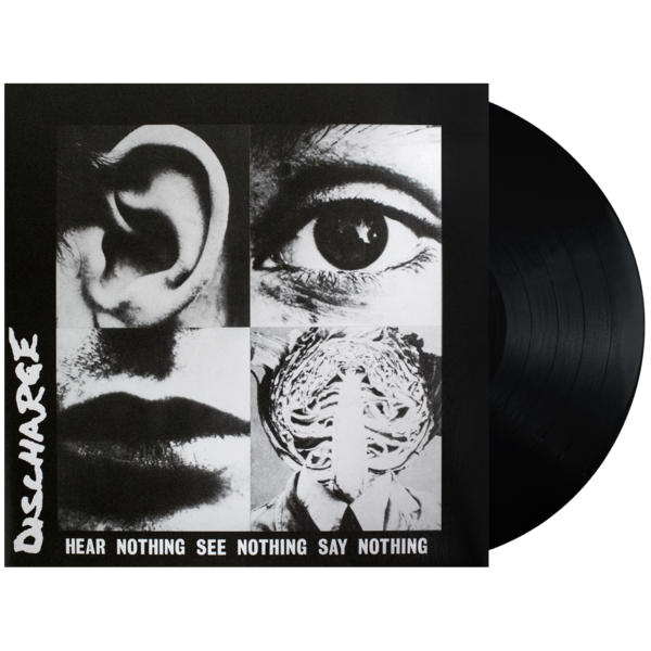 Discharge "Hear Nothing See Nothing" LP