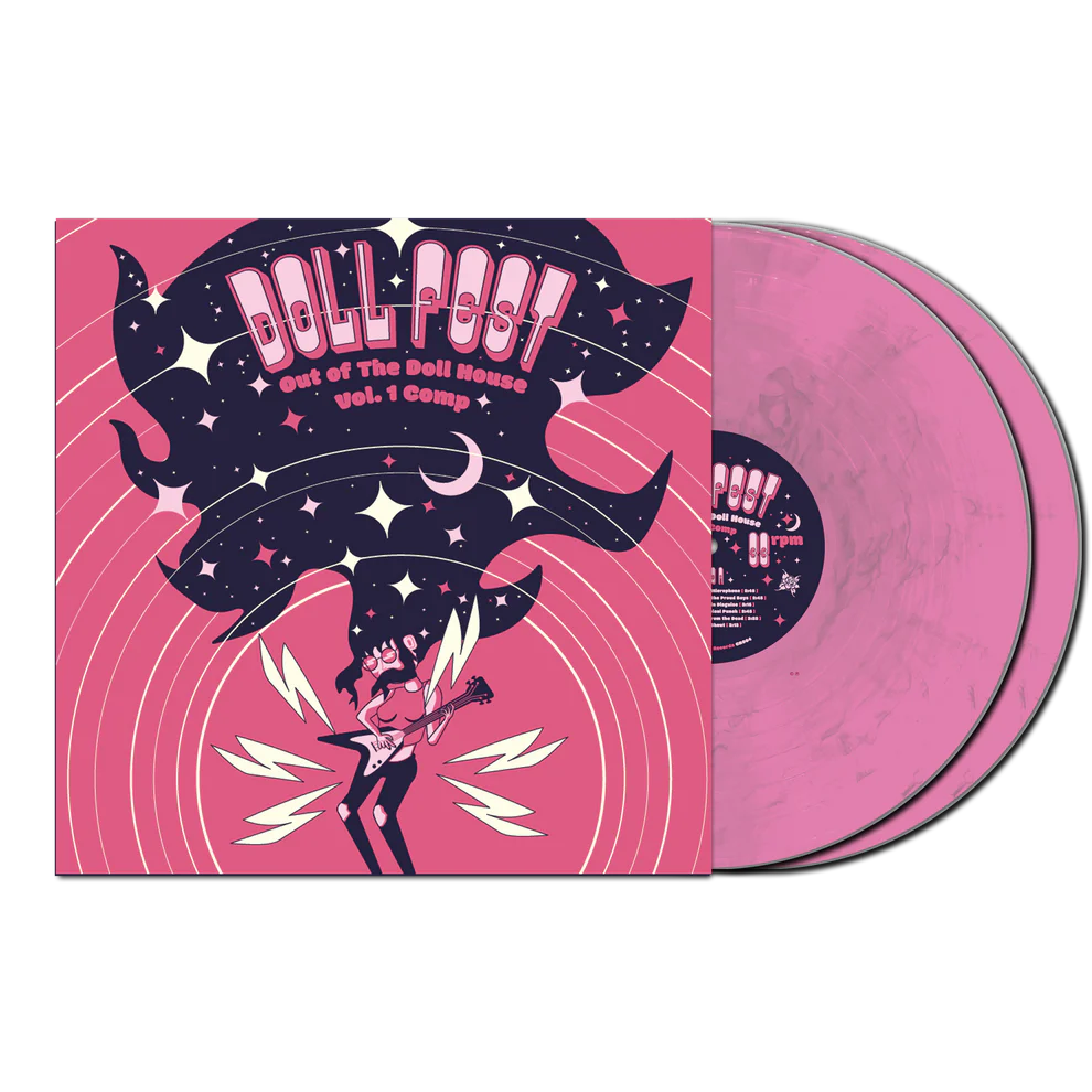 V/A "Doll Fest - Out of The Doll House Vol. 1 Comp" 2xLP (Pink Marble Vinyl)