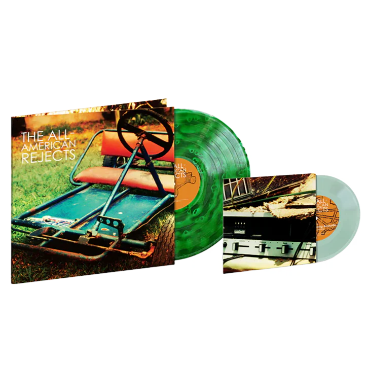 The All-American Rejects "S/T" LP (Ghostly Green Vinyl) + 7" (Coke Bottle Clear)