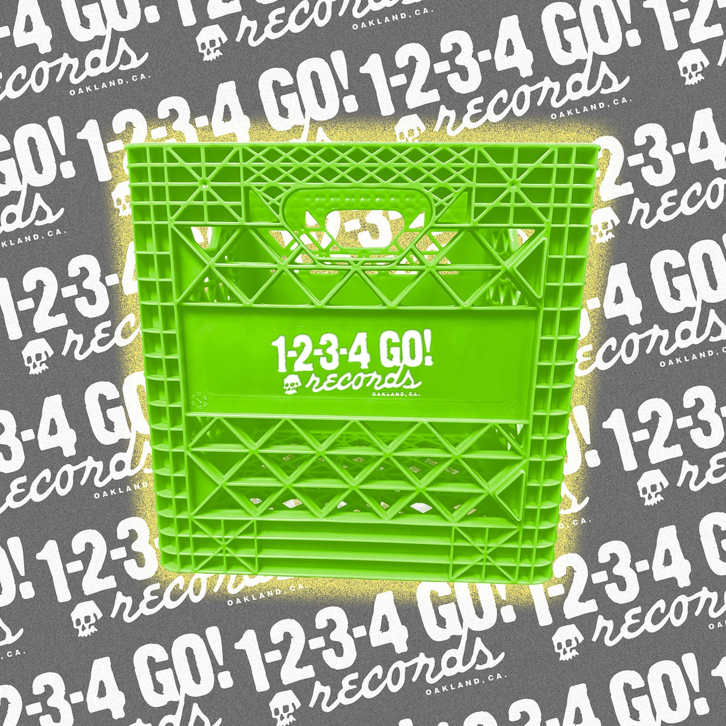 1-2-3-4 Go! LP Storage Crate (FOREST GREEN)