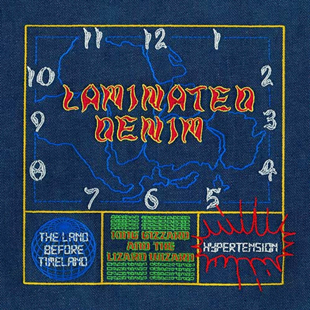 King Gizzard & The Lizard Wizard "Laminated Denim" LP (Lucky Rainbow Color Vinyl)