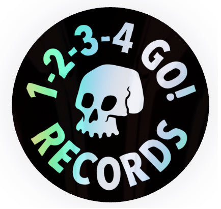 1-2-3-4 Go! "Round Logo" Sticker (Holographic)