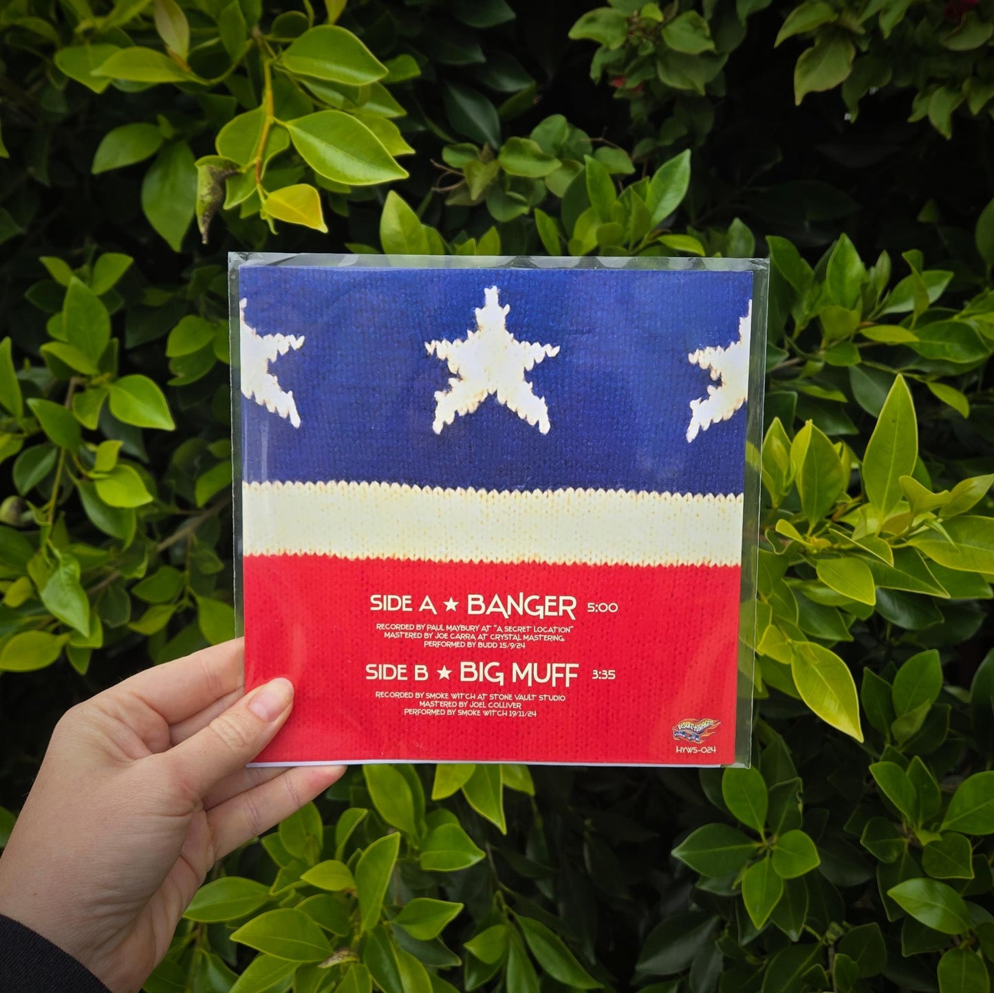 Budd/Smoke Witch "Split" 7" (AU White Smoke Color Vinyl)