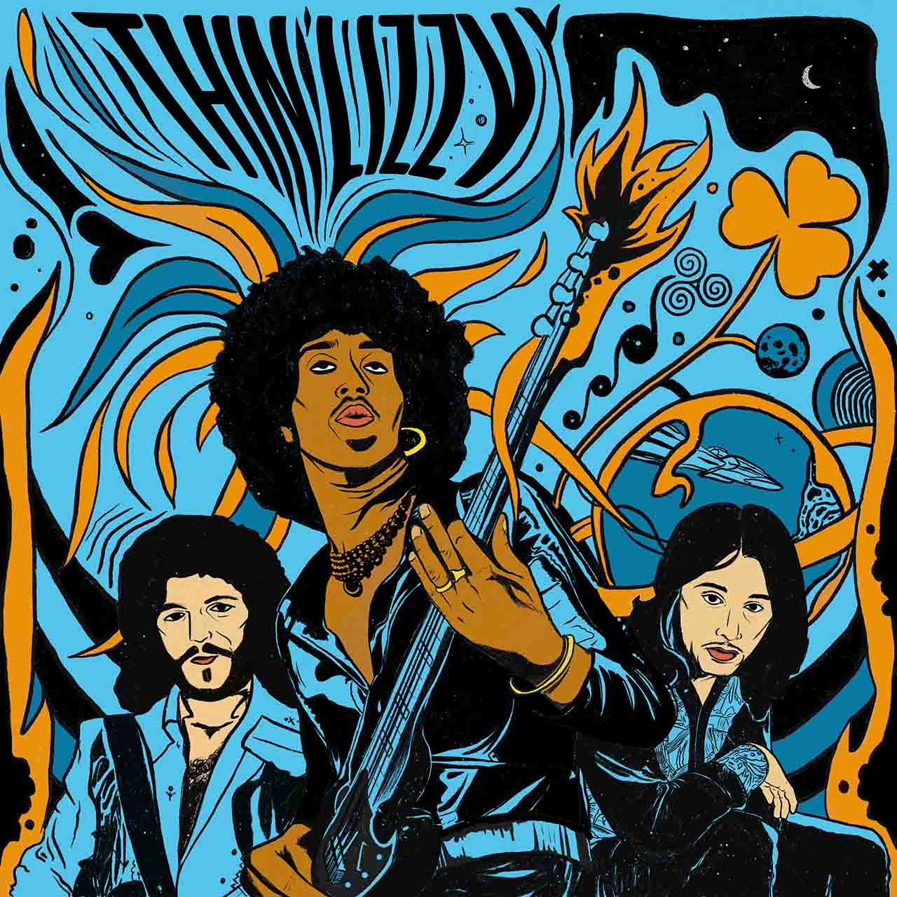 Thin Lizzy "The Acoustic Session" LP (Clear Vinyl)