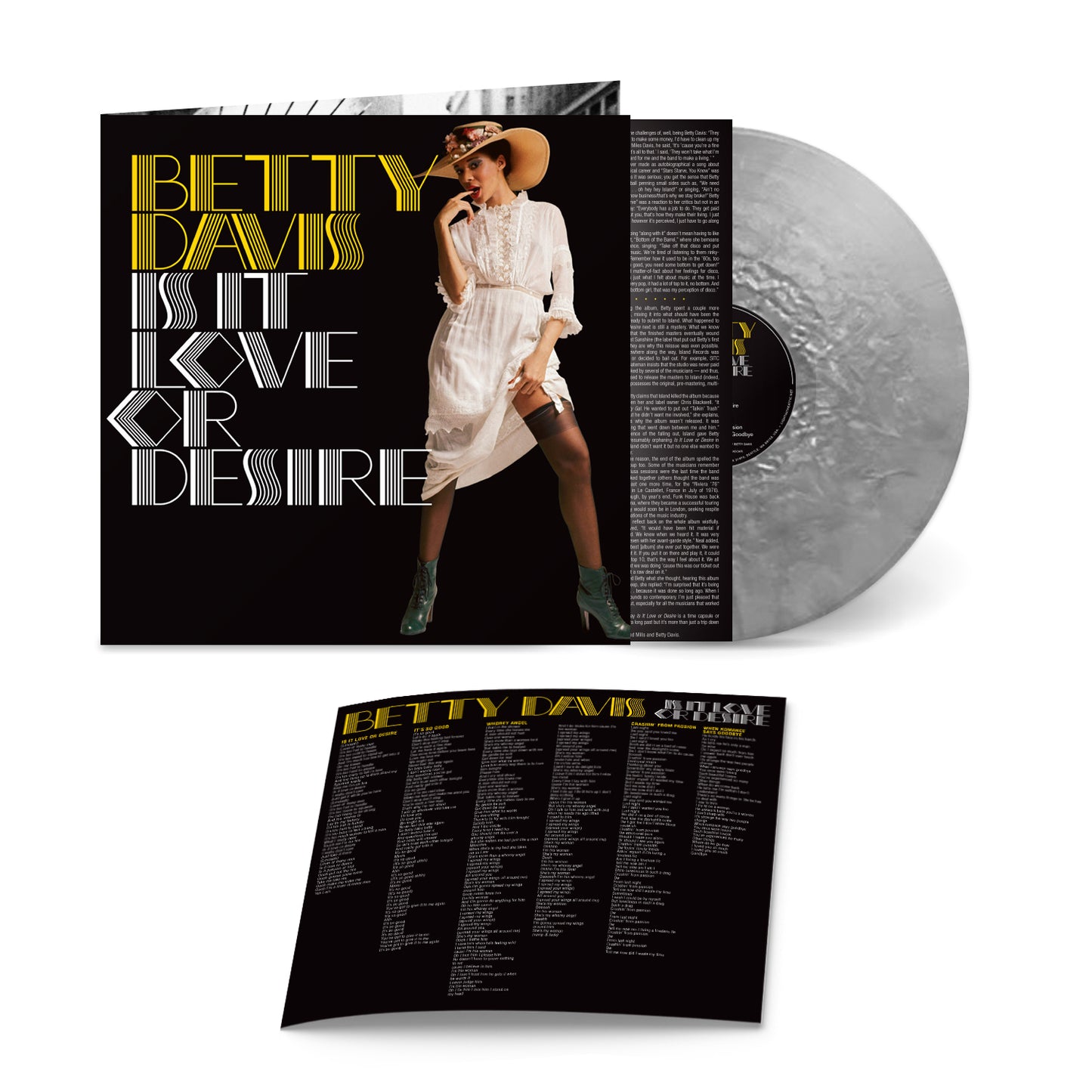 Betty Davis "Is It Love Or Desire" LP (Silver Vinyl)