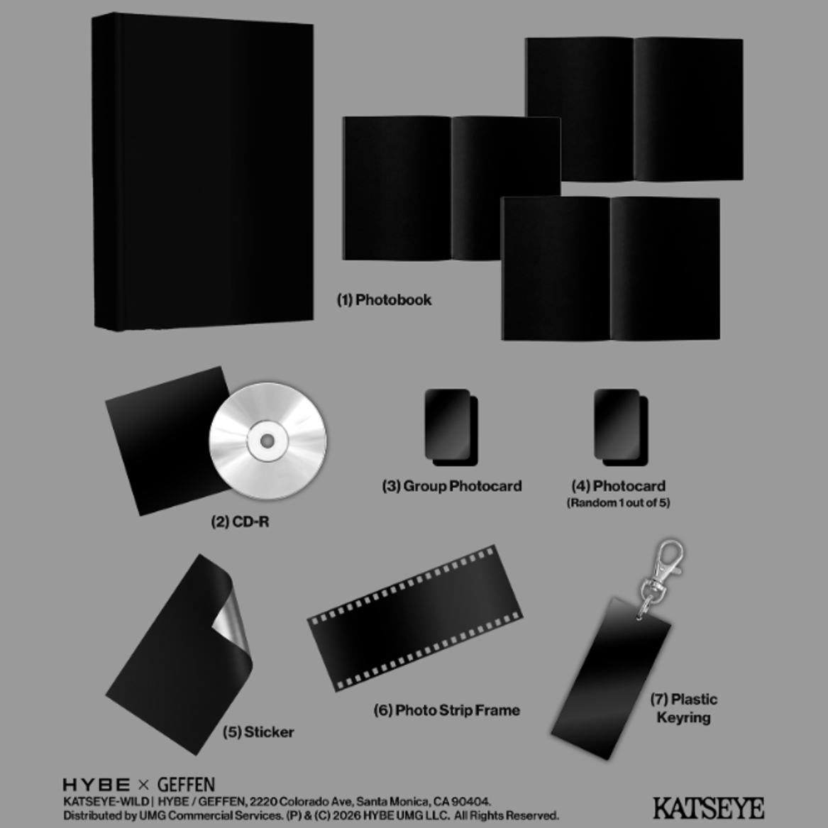 PRE-ORDER: Katseye "Wild" CD (Wild Heart Version)