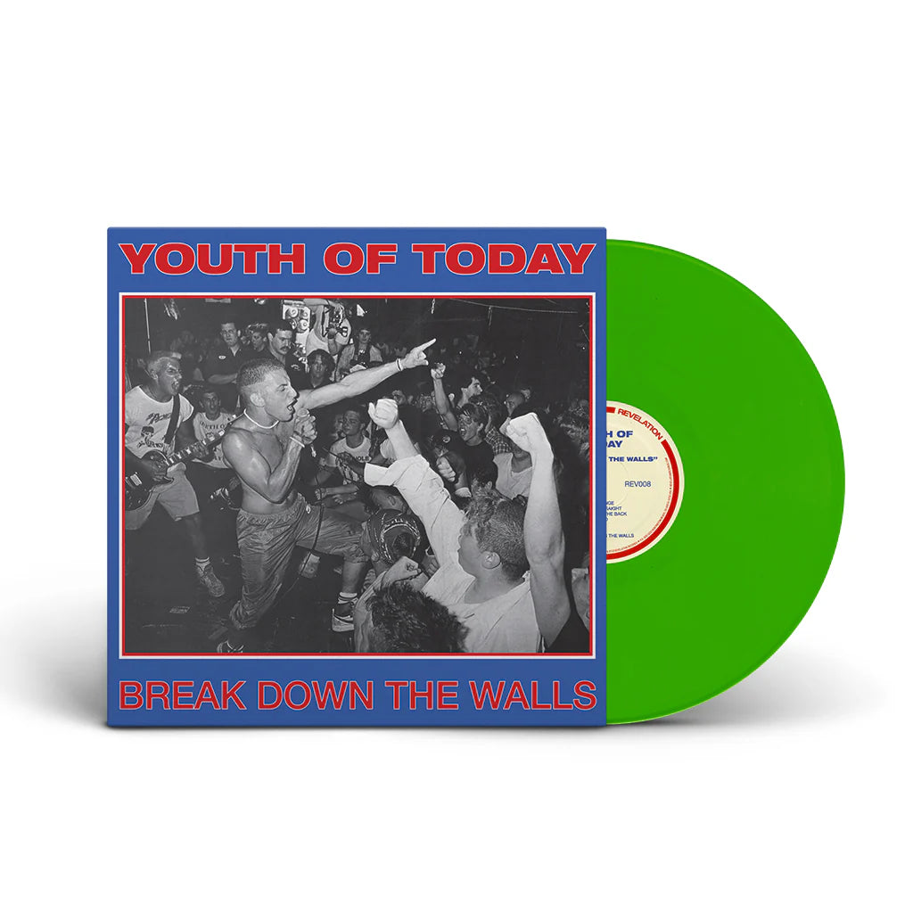 Youth Of Today "Break Down The Walls" LP (Lime Green Vinyl)