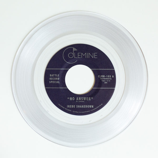 Ikebe Shakedown / The Jive Turkeys ''No Answer / No Answer'' 7" Clear