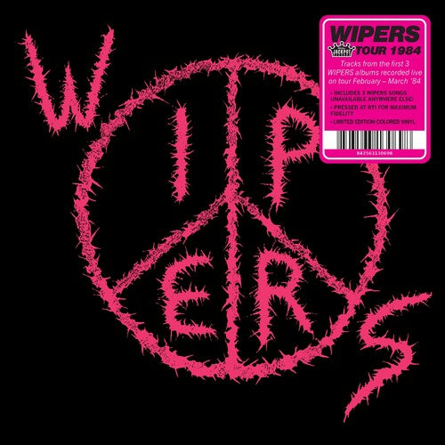 Wipers "Tour 1984" LP (Pink Vinyl)