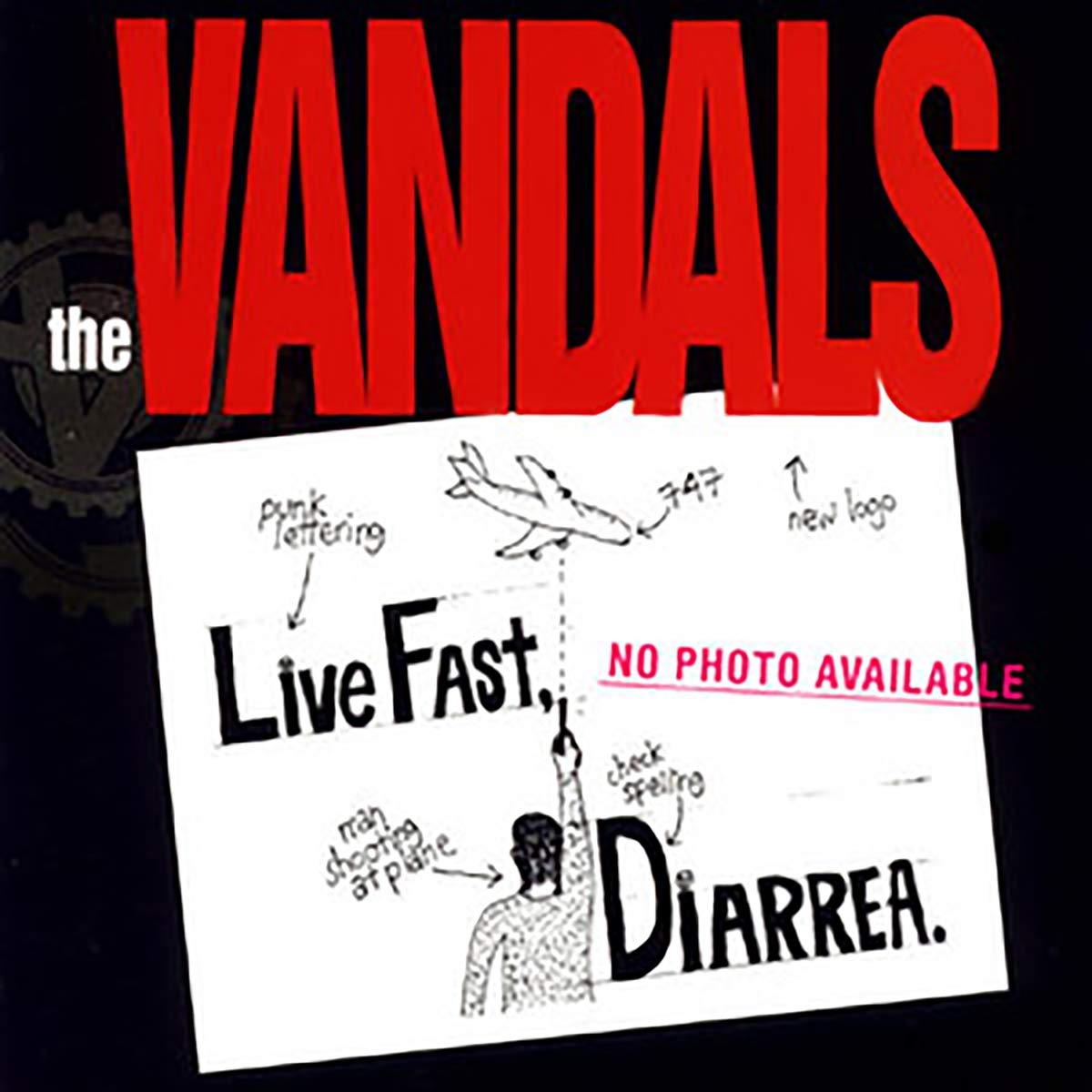 The Vandals "Live Fast, Diarrhea" LP