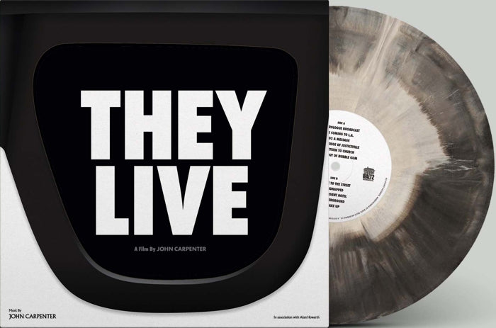 John Carpenter & Alan Howarth ''They Live'' LP (Black & White Galaxy Vinyl)