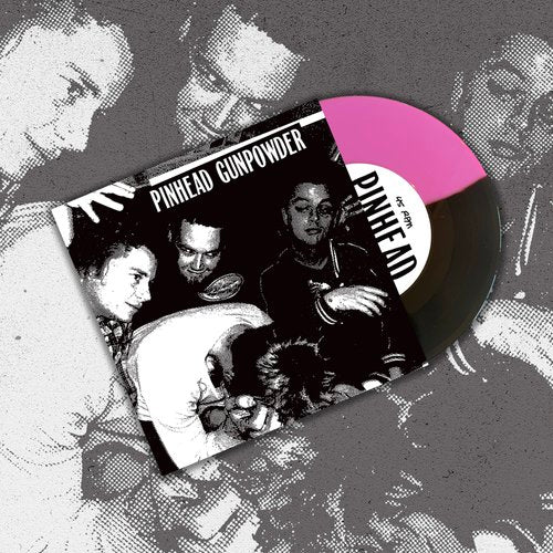 Pinhead Gunpowder "8 Chords 328 Words" 7" (Pink & Black Split Vinyl)