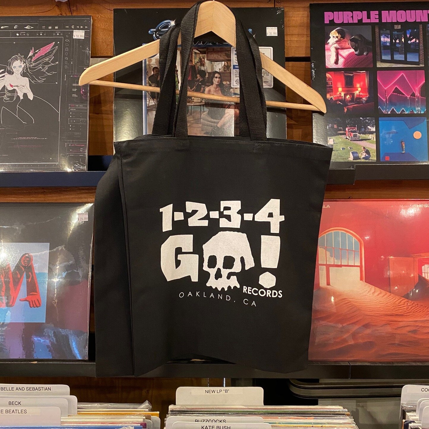 1-2-3-4 Go! Records "Classic Logo" Totebag