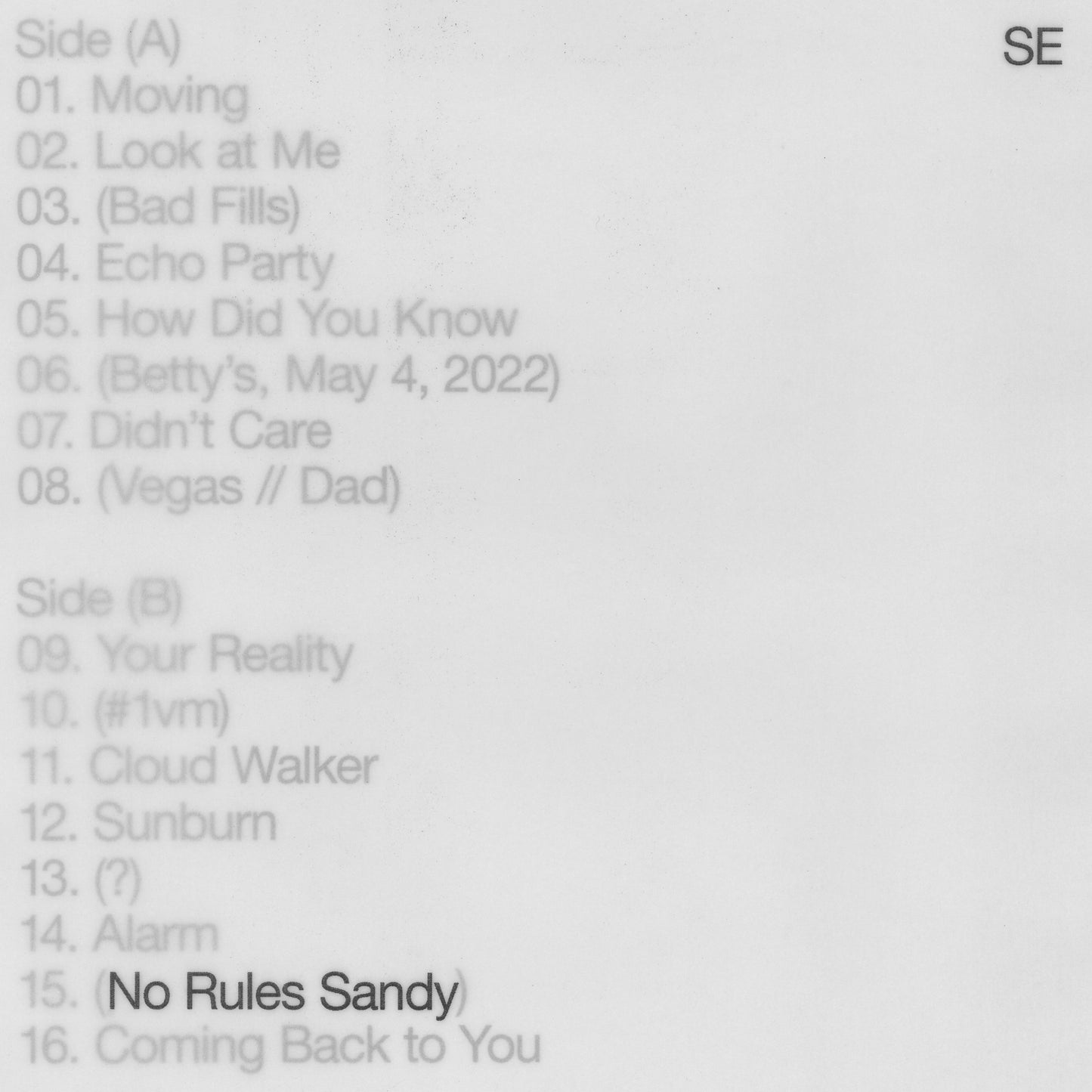Sylvan Esso "No Rules Sandy" LP