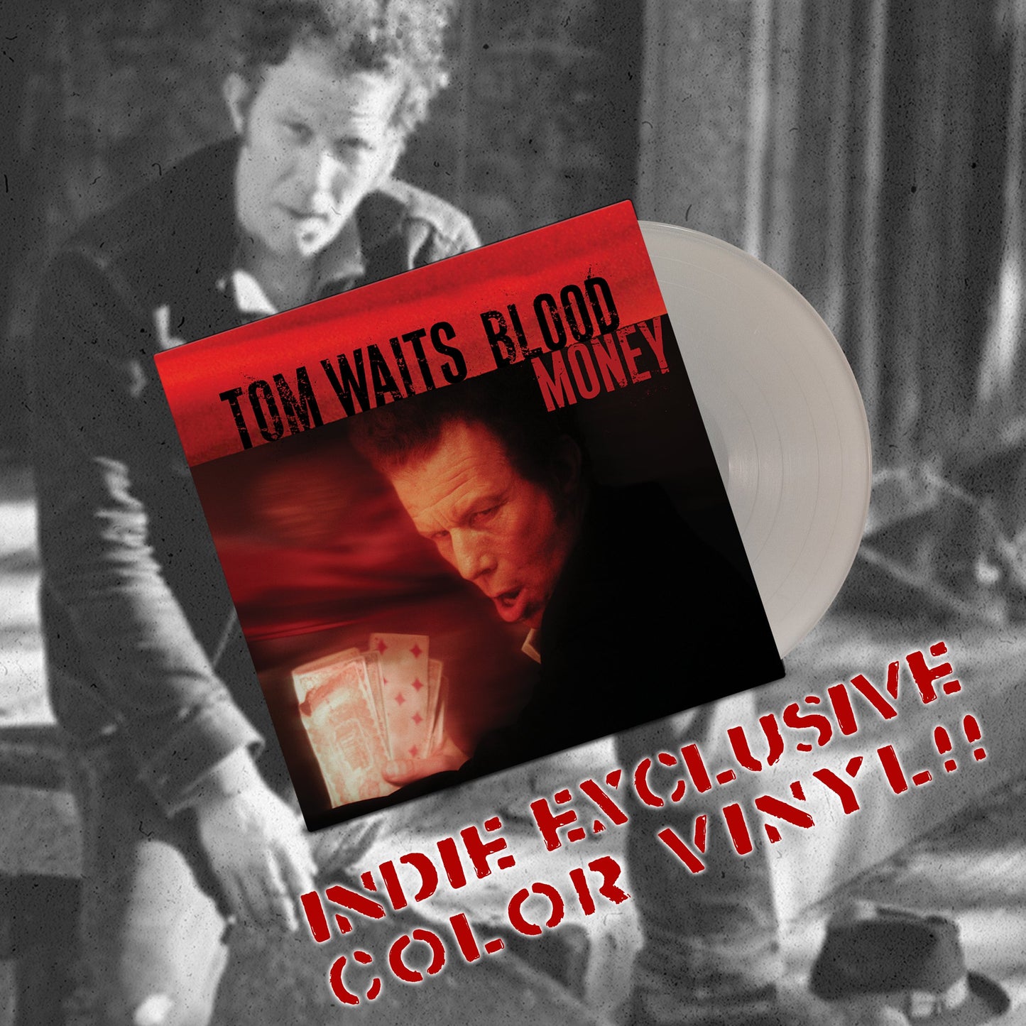 Tom Waits "Blood Money" LP (Silver Vinyl)