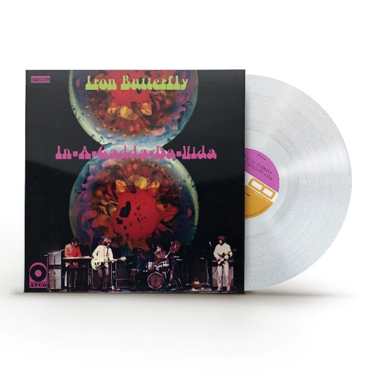 Iron Butterfly "In-A-Gadda-Da-Vida" LP (Crystal Clear)