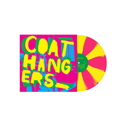 Coathangers ''Coathangers'' LP (Deluxe Edition, Pink & Yellow Stripe Vinyl)