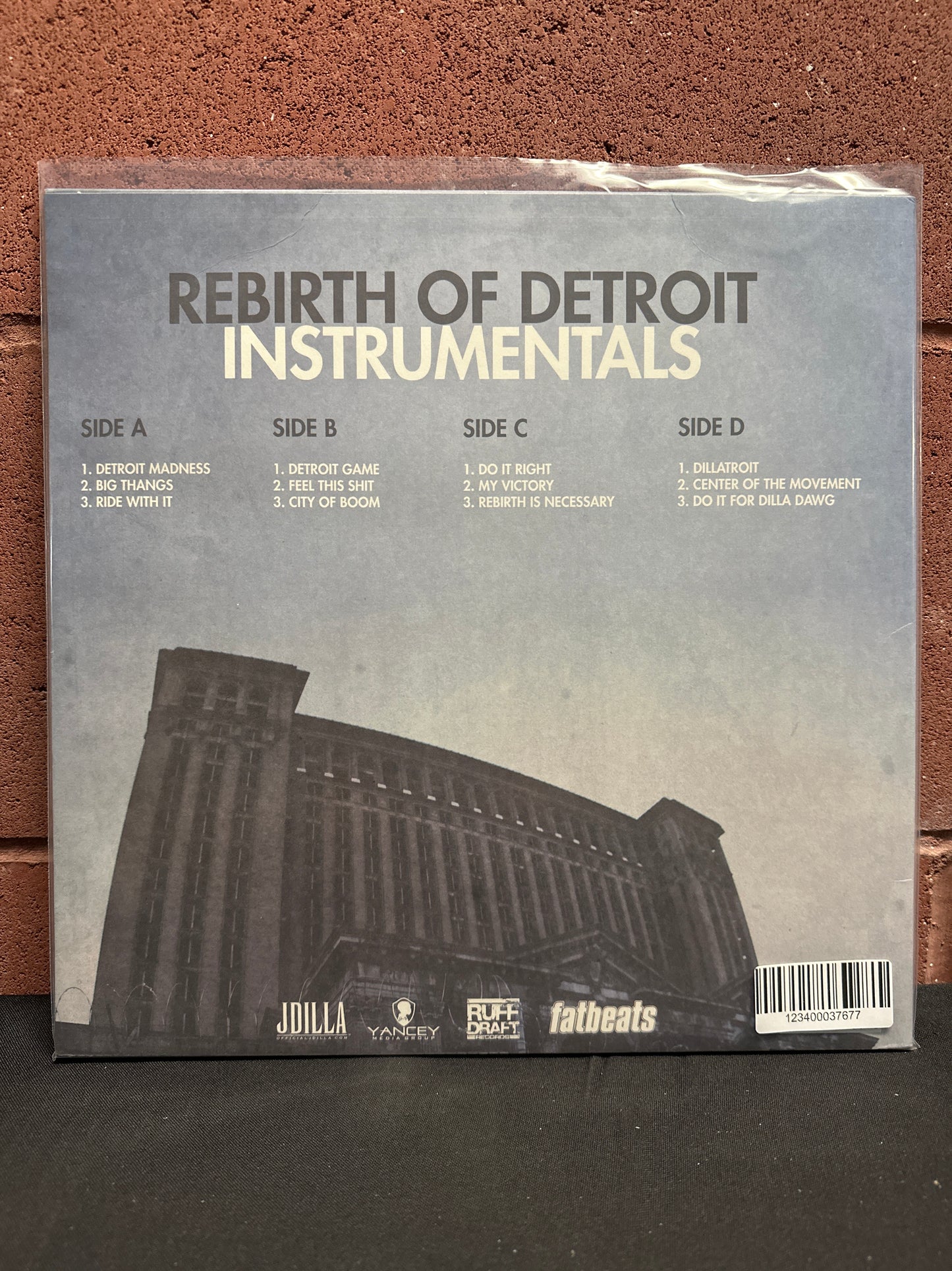 Used Vinyl:  J Dilla ”Rebirth Of Detroit Instrumentals” 2xLP