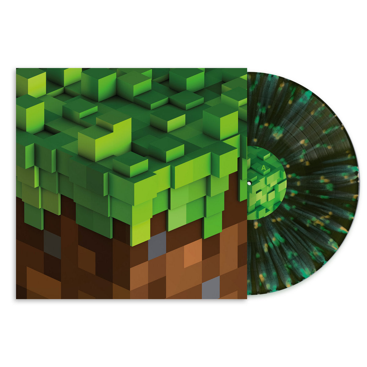 DAMAGED: C418 "Minecraft Volume Alpha" LP (Earth Confetti Splatter Vinyl)