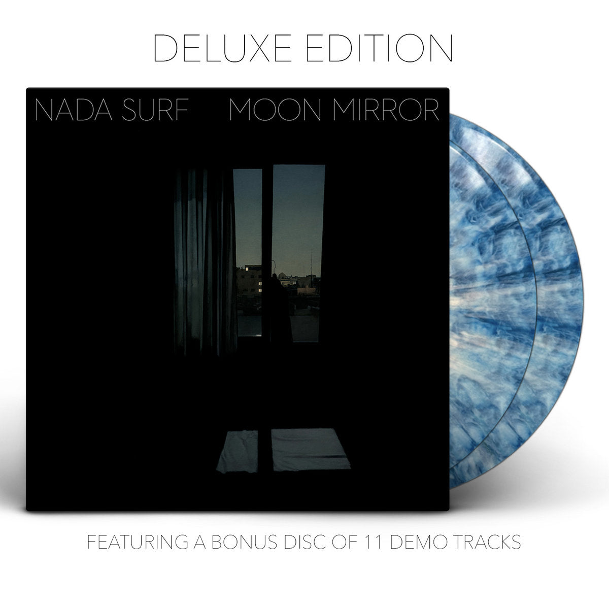 Nada Surf "Moon Mirror (Reflection)" 2xLP (Blue & White Marble Vinyl)