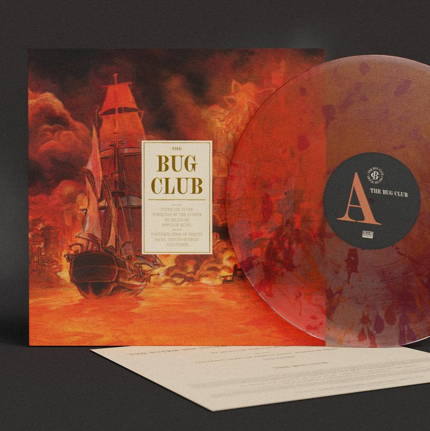 The Bug Club "On The Intricate Inner Workings Of The System" LP (Clear With Red & Orange Smoke Vinyl)