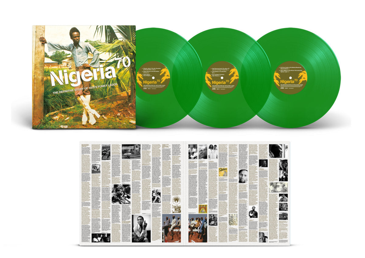 Various "Nigeria 70: The Definitive Story of 1970s Funky Lagos" 3xLP (25th Anniversary Green Vinyl)