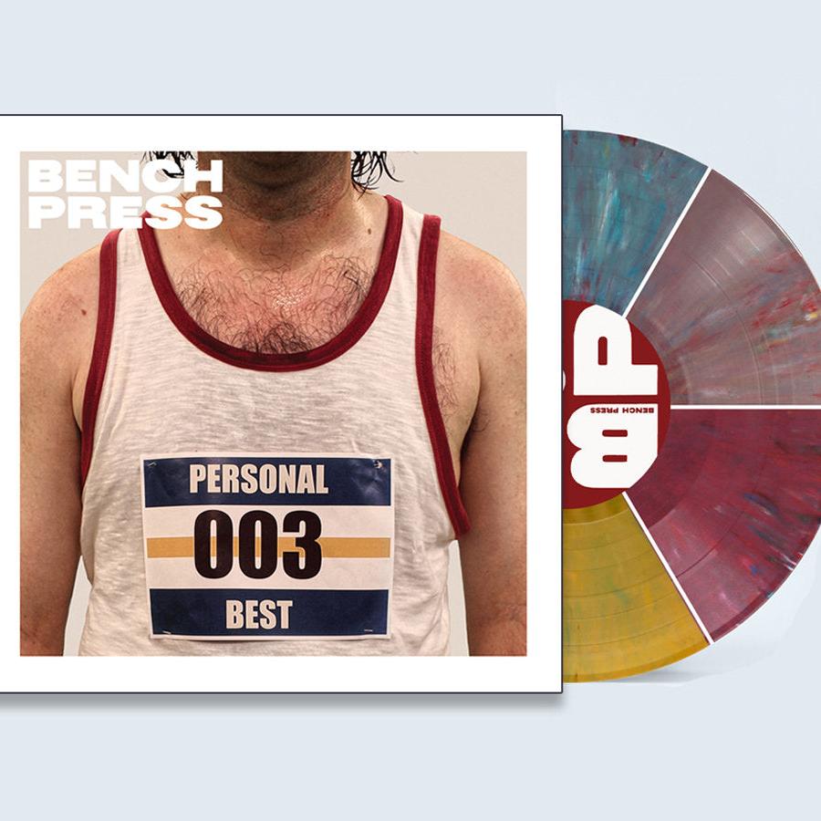 BENCH PRESS "Personal Best" LP (Australian Import, Pie Slice Color Vinyl)