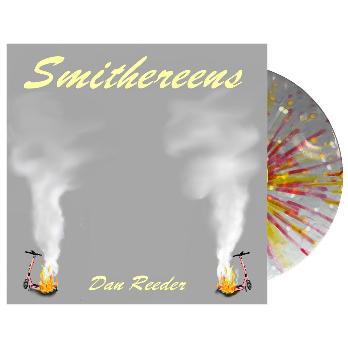 Dan Reeder "Smithereens" LP (Red & Yellow Splatter Vinyl)