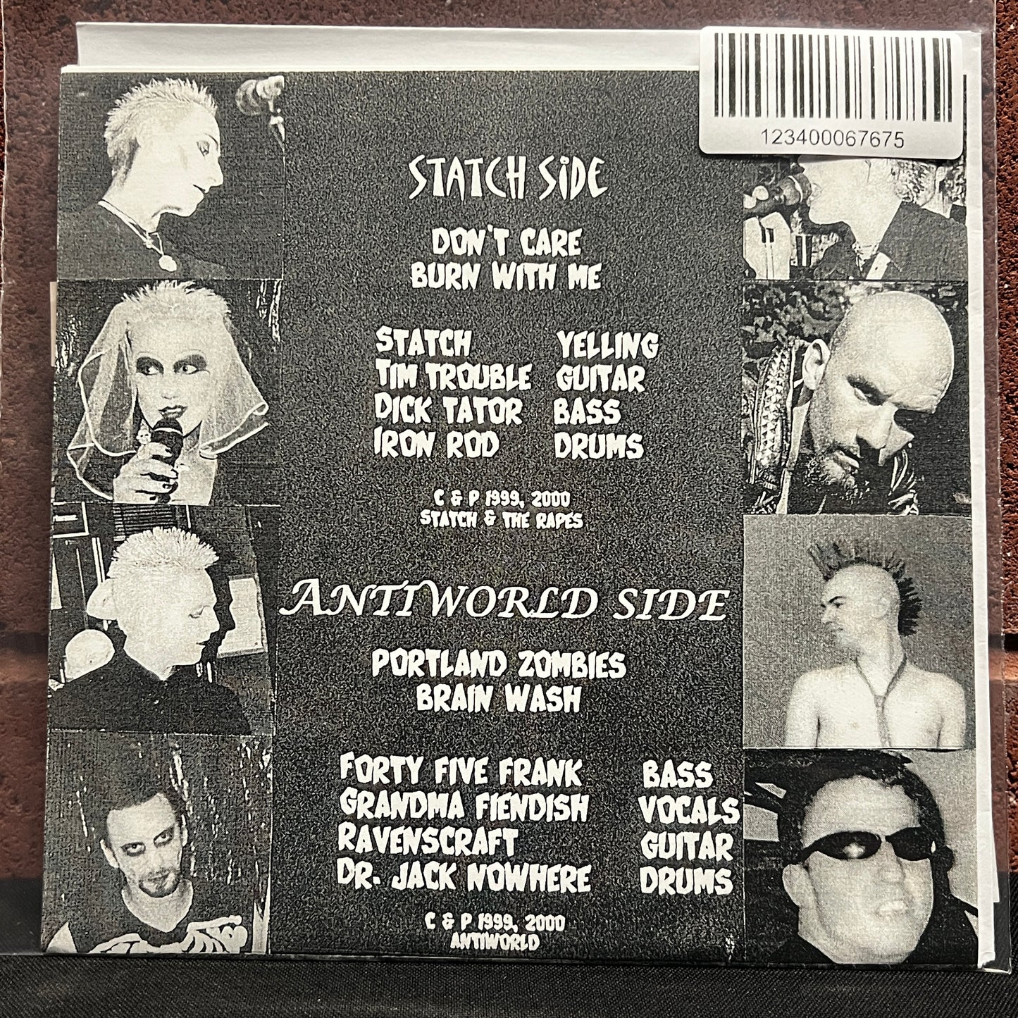 Used Vinyl: Antiworld / Statch & The Rapes "Digging Your Own Grave E.P." 7"