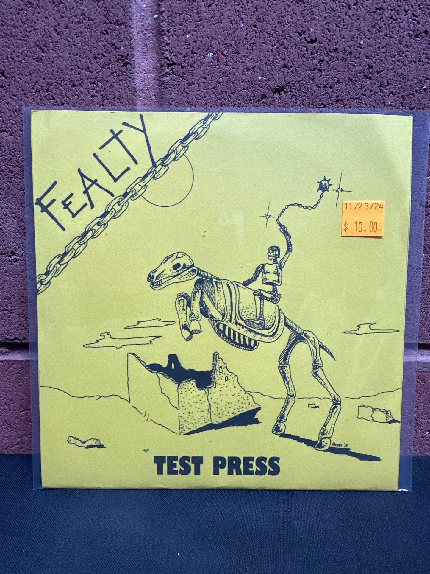 Used Vinyl: Fealty "Peace Is Our Problem" 7" (Test Press)