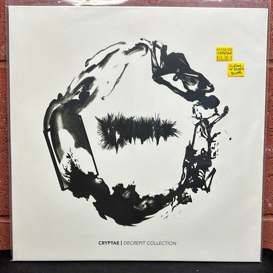 Used Vinyl: Cryptae "Vestigial" 12" Single-Sided (Foggy Clear w Black Blob vinyl)