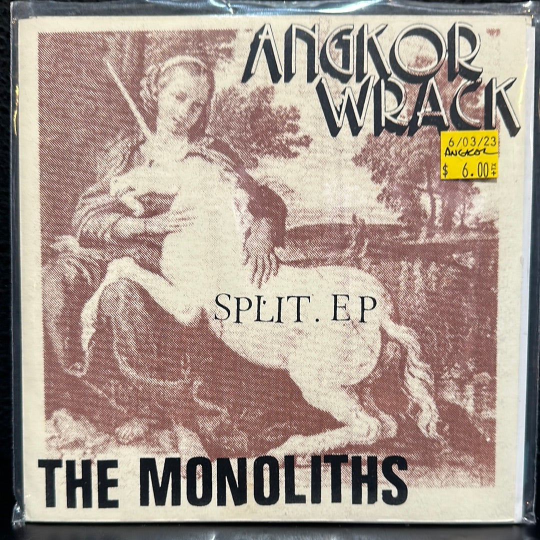 USED VINYL: Angkor Wrack / The Monoliths “Split EP” 7"