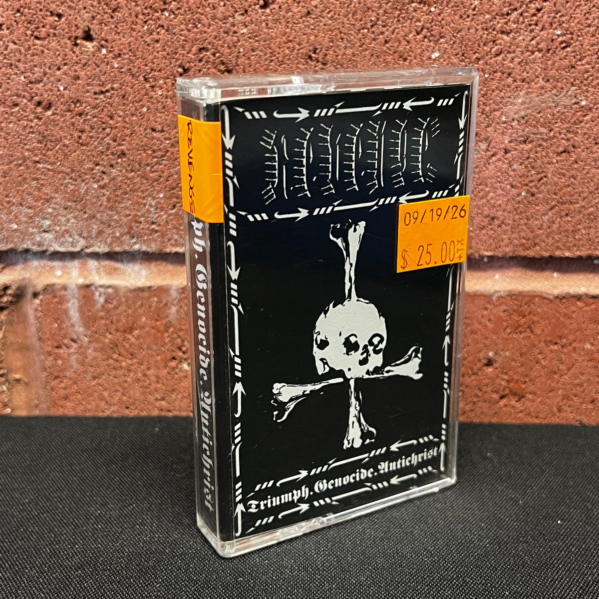 Used Cassette: Revenge "Triumph.Genocide.Antichrist" Tape (2016 Press)