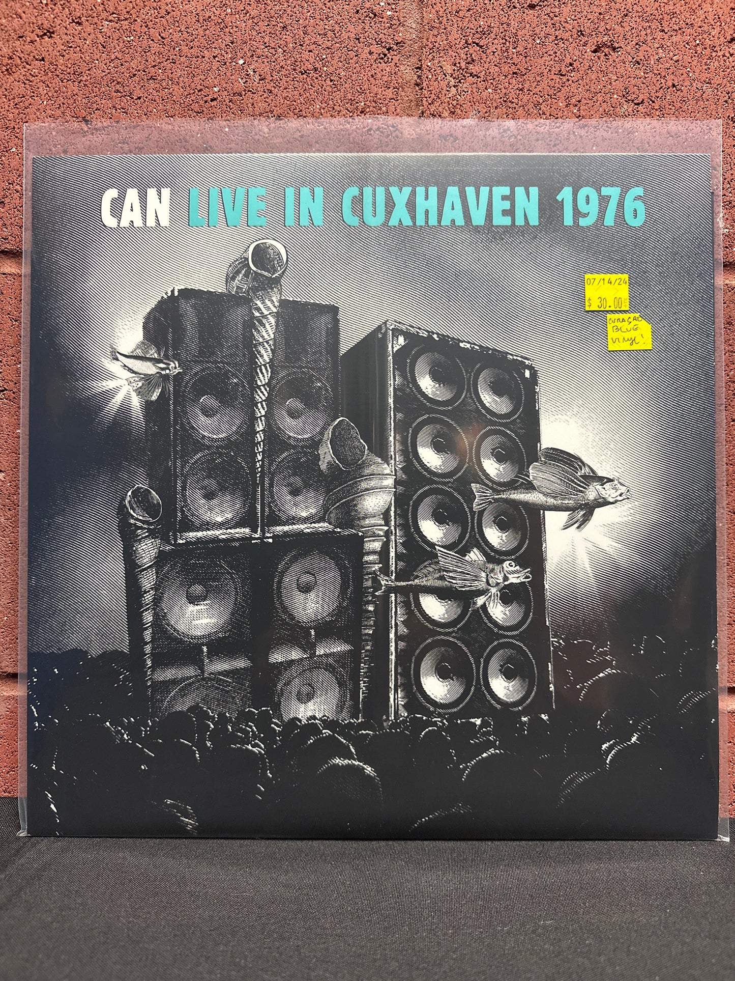 Used Vinyl:  Can ”Live In Cuxhaven 1976” LP (Blue vinyl)